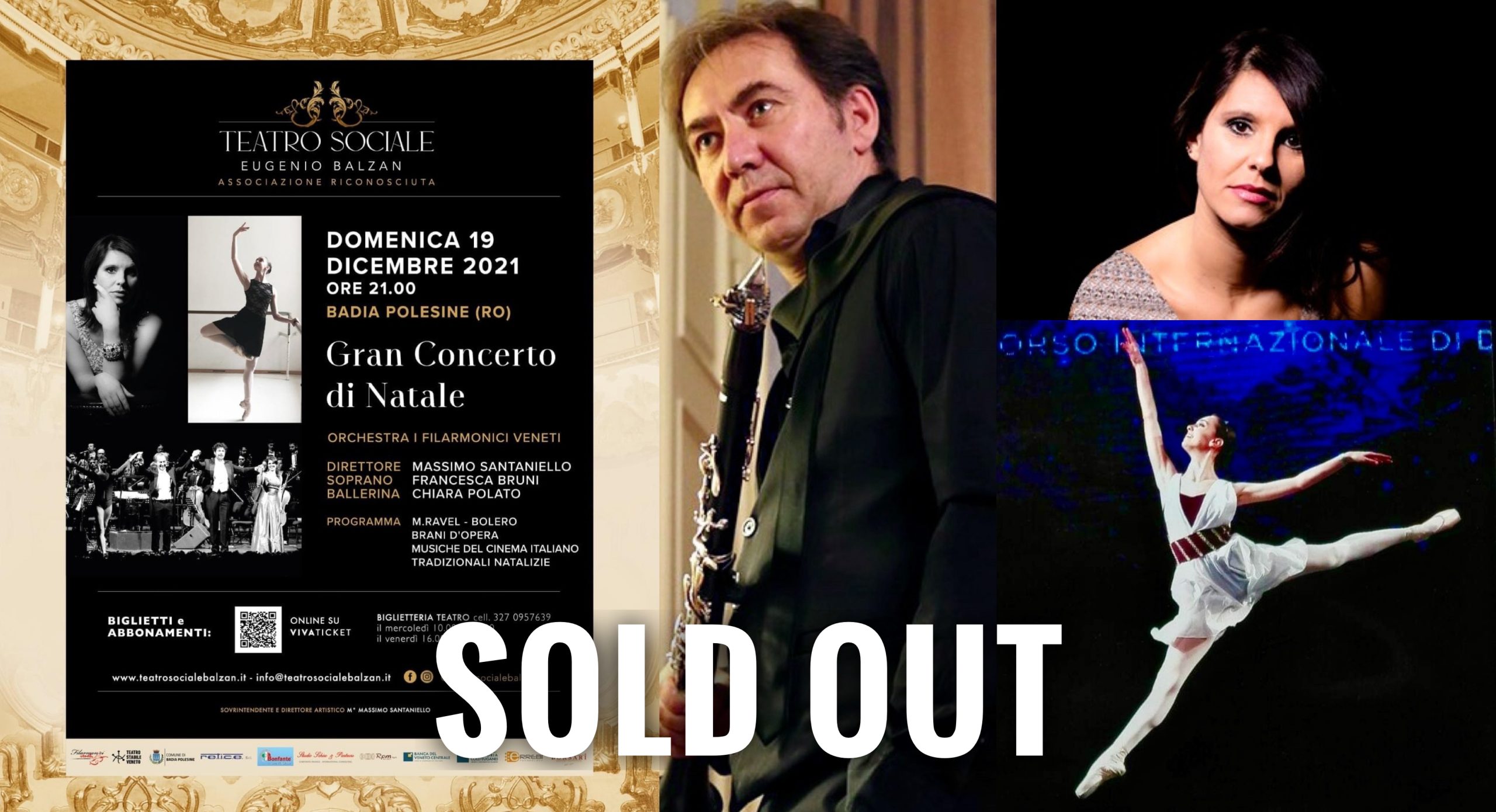 Sold out per i Filarmonici Veneti diretti da Santaniello con la dnaza di Chiara Polato e il canto di Francesca Bruni. Sold out per i Filarmonici Veneti diretti da Santaniello con la dnaza di Chiara Polato e il canto di Francesca Bruni.